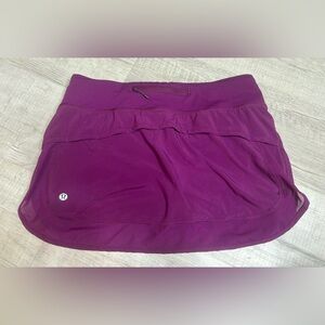 Lululemon Hotty Hot Skirt Il Aurora Purple Size 8